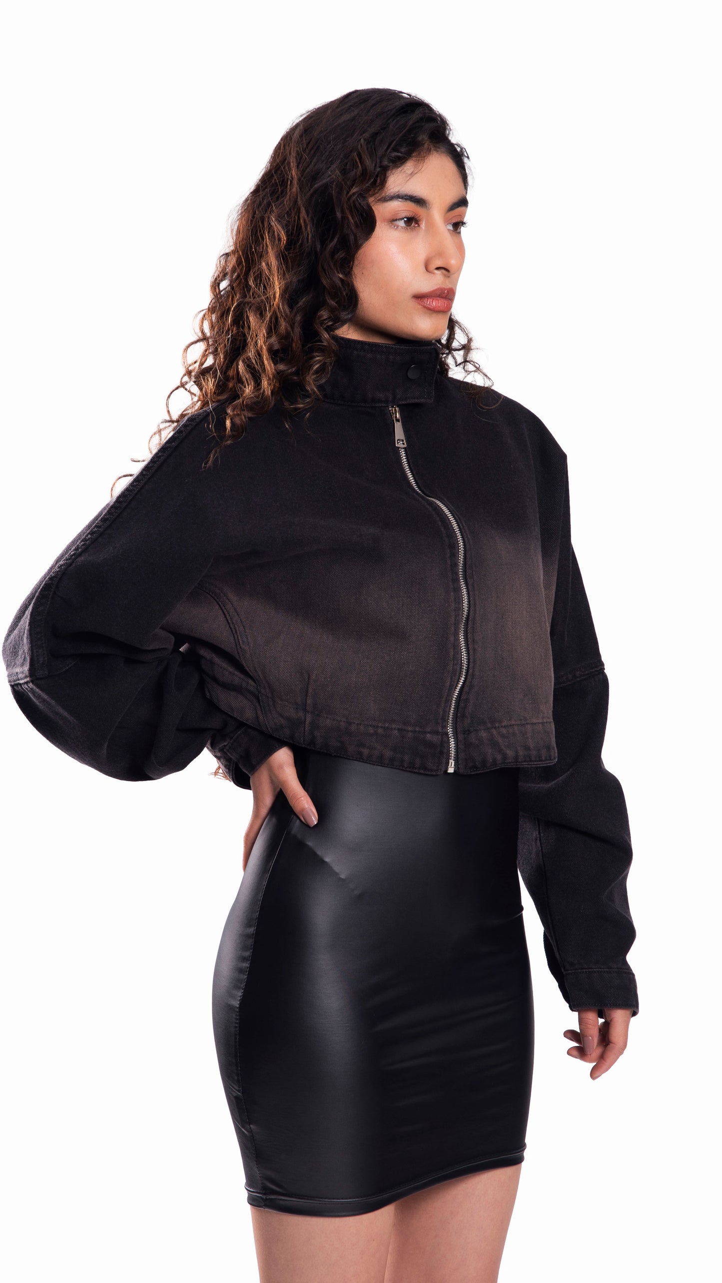 Maki Cropped Fit Café