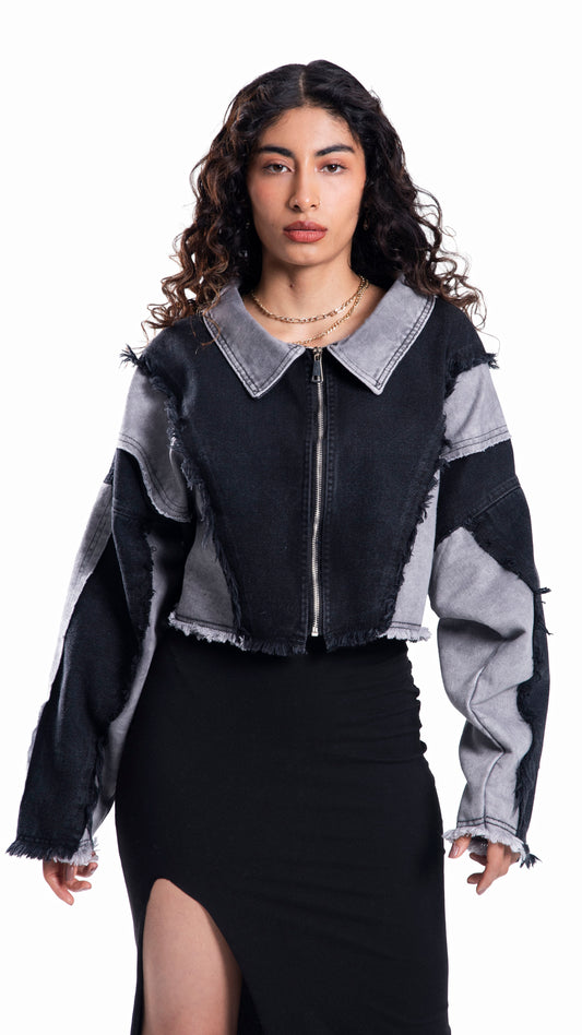 Hikari Cropped Fit Gris